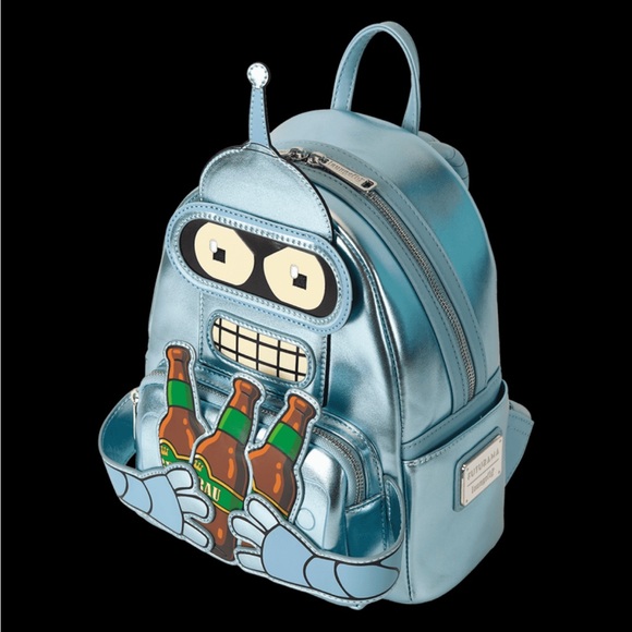 WonderCon Futurama Bender Cosplay Mini Backpack Loungefly LE 1800 PC - Picture 3 of 6